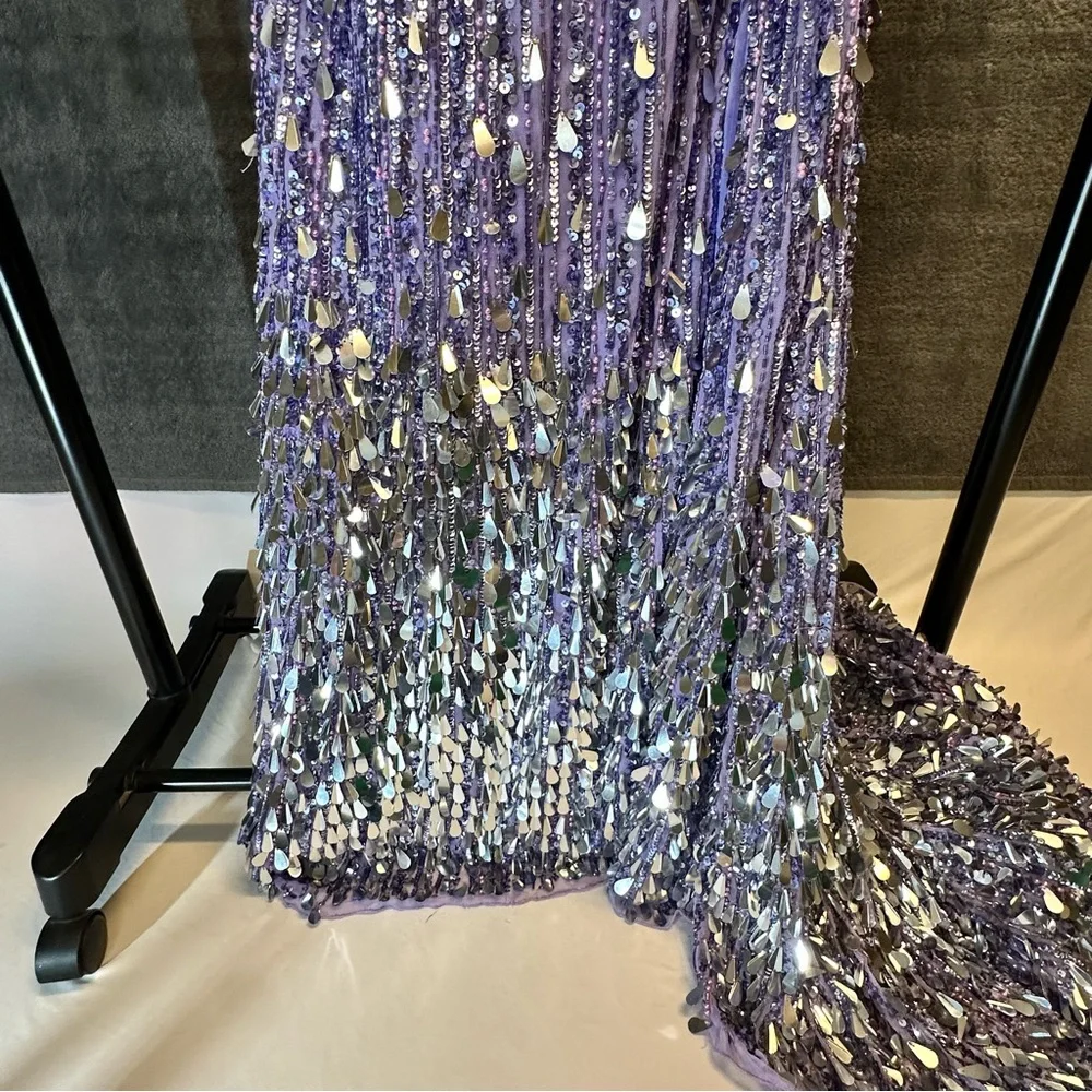 Sherri Hill 56011 Lilac Gown - Picture 8 of 8